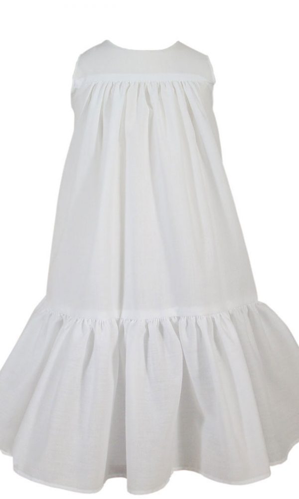 Baby Girls White Elastic Bloomer Diaper Cover with Embroidered Eyelet  Edging Around Legs - Little Things Mean